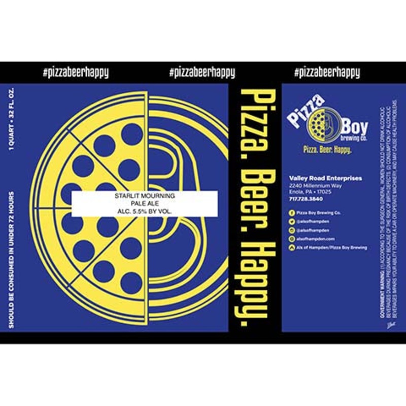 Pizza Boy Starlit Mourning Pale Ale 32OZ SINGLE BTL