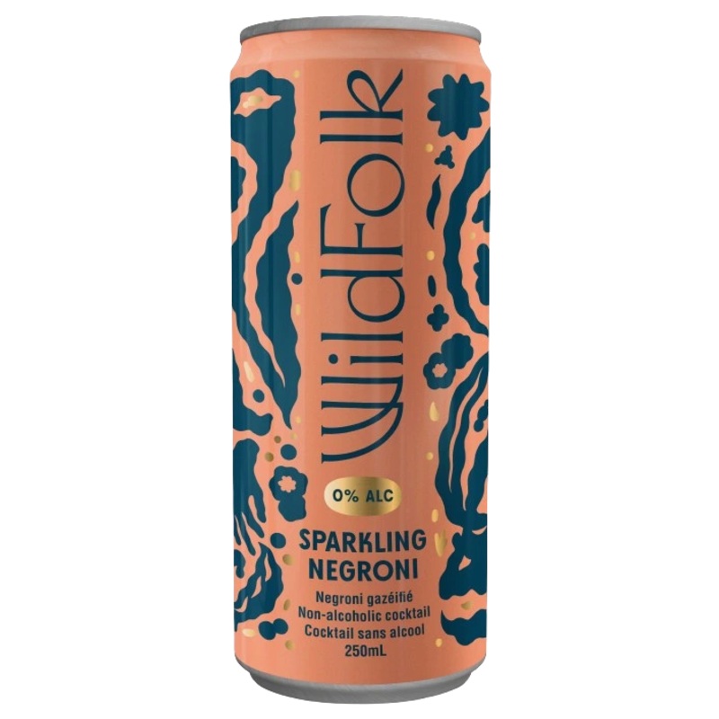 WILD FOLK NON ALC SPARKLING NEGRONI 250ML CAN @ Signal Hill [1052330] 250 ml
