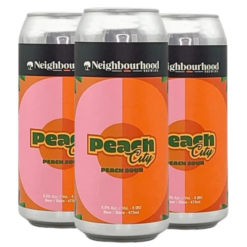 NEIGHBOURHOOD PEACH CITY SOUR 473ML 4PK CAN @ Airdrie [1047376] 1892 ml